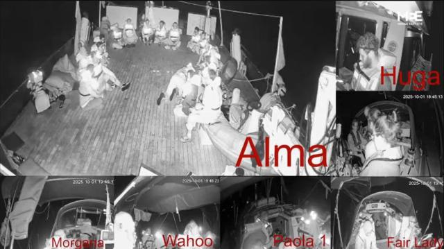 Flotilla a 75 miglia da Gaza, forze israeliane sull'Alma ed equipaggio fermato, Idf minaccia: "Bloccheremo e confischeremo imbarcazioni" - DIRETTA