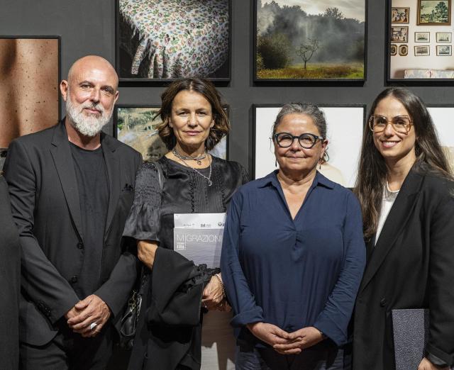 Da sx: Giovanni De Angelis, Ilaria Miarelli Mariani, Claudia Barattini e Fabiola Ferrero  (photocredit: Giordano Bufo