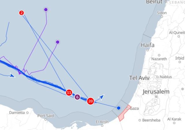 Flotilla, 20 navi abbordate da Idf con idranti e granate, 20 imbarcazioni procedono a 46 miglia da Gaza, 2 cambiano rotta verso Cipro, oltre 200 arresti - DIRETTA