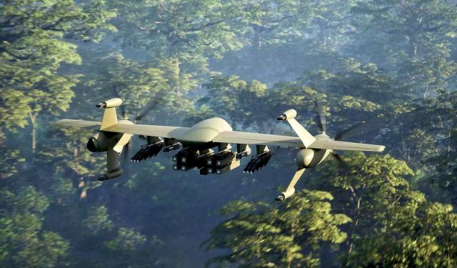 Azienda Usa Sikorsky annuncia nuovi droni 'Nomad': Uav a lunga autonomia con capacit&agrave; di decollo verticale e apertura alare di 3,2 metri