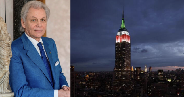 Columbus Day, Valter Mainetti: &ldquo;L&rsquo;Empire State Building che si veste di tricolore &egrave; un simbolo di orgoglio italiano&rdquo;