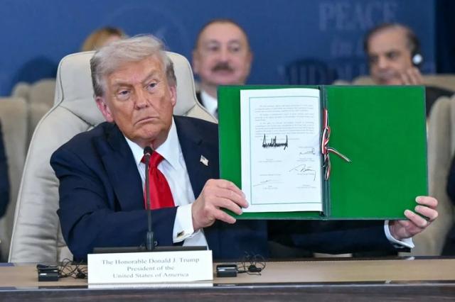 Gaza, IL TESTO integrale del &ldquo;piano di pace&rdquo; firmato a Sharm el-Sheikh da Trump, Al Sisi, Al Thani ed Erdogan: &ldquo;Fine a 2 anni di profonda sofferenza&rdquo;