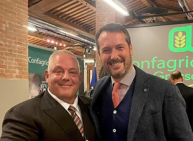 Il Sindaco di Grosseto Vivarelli Colonna con  Carlo Bartolini Baldelli 