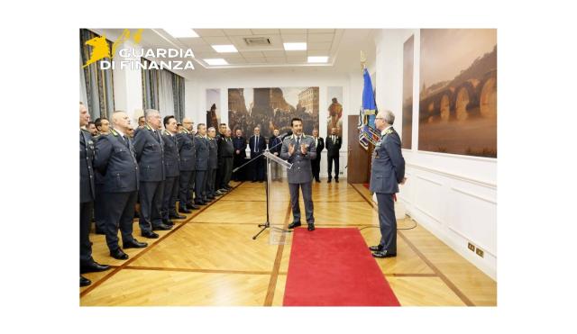 Visita del Comandante Interregionale dell&rsquo;Italia Centrale della Guardia di Finanza, Generale di Corpo d&rsquo;Armata Fabrizio Cuneo, al Comando Regionale Lazio