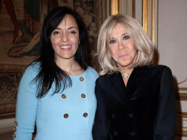 Yasmine Murat, Madrina della Fondazione Eug&egrave;ne Napoleone con Brigitte Macron 
