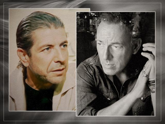 Molti sogni, poche certezze: viaggio attraverso la poetica di Leonard Cohen e Bruce Springsteen; anche la musica &egrave; poesia