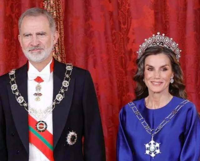 Le Loro Maest&agrave; il Re e la Regina di Spagna