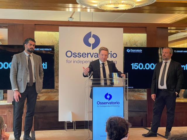 Osservatorio for independent thinking, lanciato DOUBT AND DEBATE, dal 10 Novembre la nuova iniziativa di tech-media literacy nelle scuole superiori