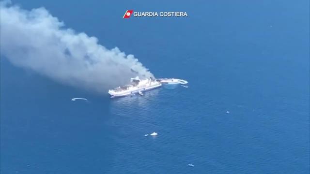 Naufragio Olympia, foto Guardia Costiera