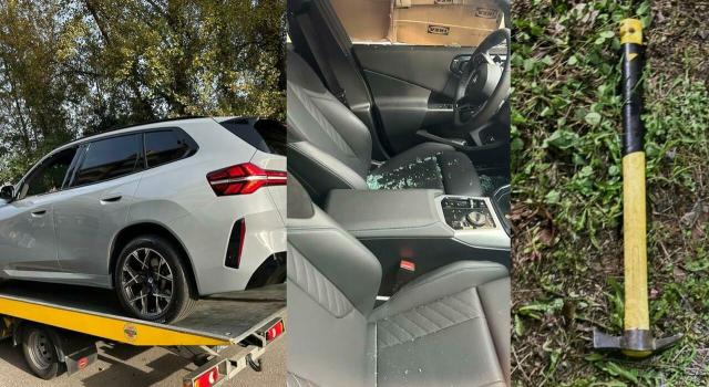 Frosinone, uomo scambia manager 46enne per l&rsquo;amante della moglie, colpita l&rsquo;auto con martello lungo 60cm, scheggia del parabrezza in un occhio