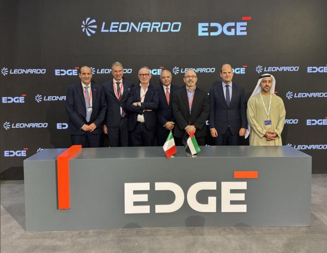  EDGE Group e Leonardo, definiti i principi generali della Joint Venture; le quote di partecipazione nella nuova societ&agrave; saranno rispettivamente del 51% e del 49%