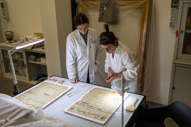 Sisal affida agli studenti della Scuola di Restauro di Botticino  il restauro dei numeri della storica testata sportiva Sport Italia