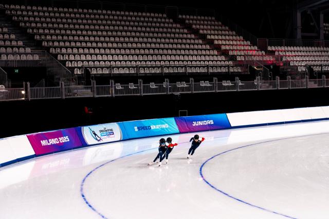 Fiera Milano apre la nuova pista di pattinaggio di velocit&agrave; e completa il Milano Speed Skating Stadium per gli eventi dei Giochi Milano Cortina 2026