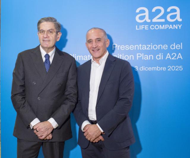 A2A presenta il Piano di Transizione Climatica con &euro;7 miliardi di investimenti e target Net Zero al 2050 per tutte le emissioni