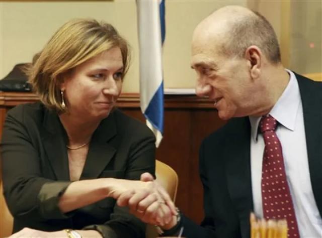 Olmert, Livni
