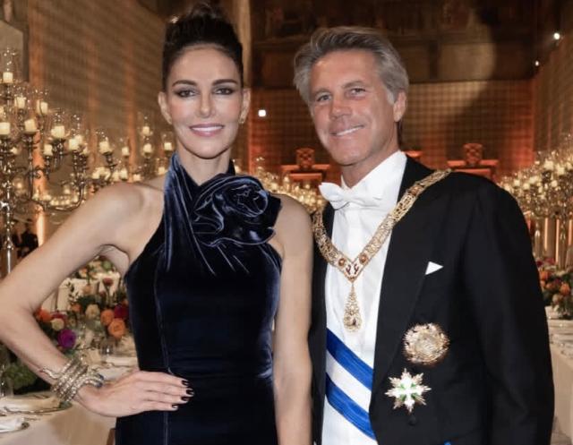 Adriana Abascal con Emanuele Filiberto di Savoia