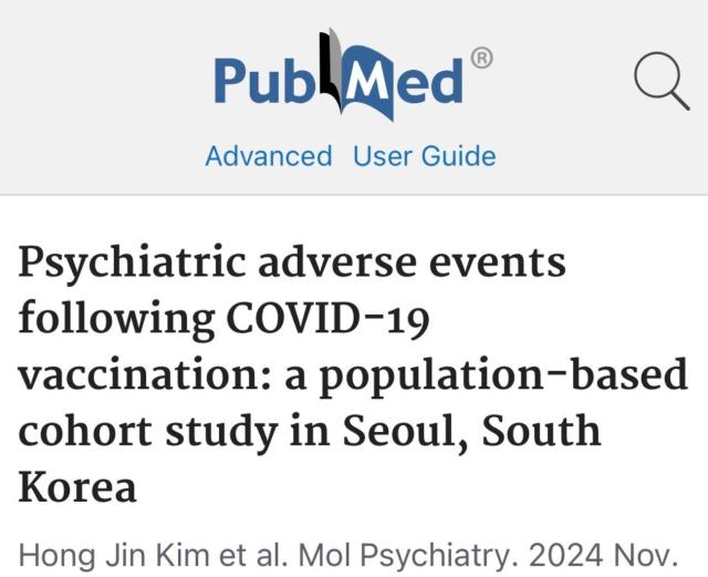 Studio coreano Covid disturbi mentali