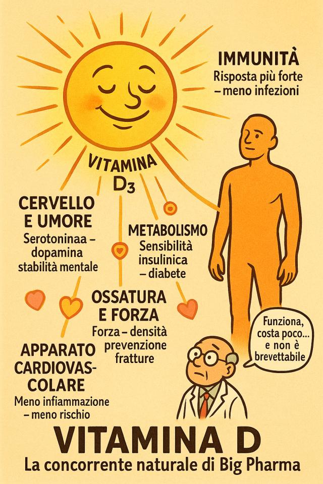 Vitamina D: la molecola che protegge da cancro, infezioni e depressione, ma che la medicina continua a sottodosare