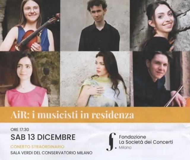 La Societ&agrave; dei Concerti al Conservatorio di Milano: concerto straordinario con la Fondazione Spremberg