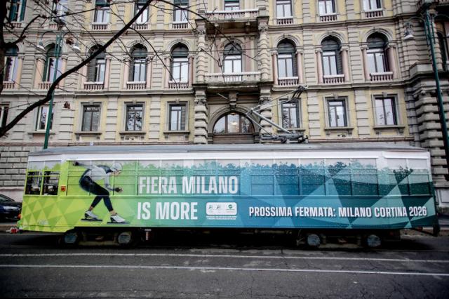 Fiera Milano, collaborazione con Olimpiadi Milano Cortina 2026, presentato tram per tour nel centro citt&agrave; con attivit&agrave; interattive