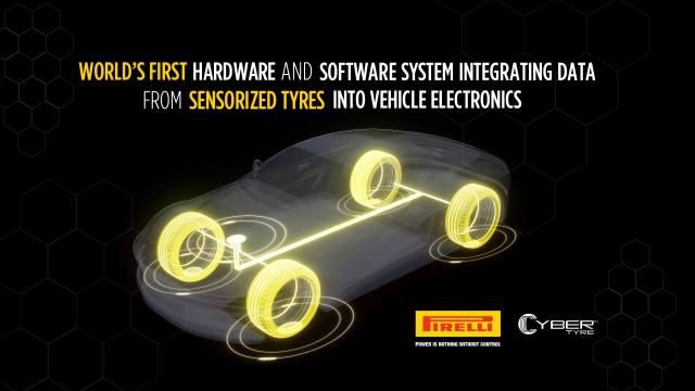 Pirelli Cyber&trade; Tyre, nuovi riconoscimenti internazionali per la tecnologia di sicurezza che integra sensori e software nei pneumatici