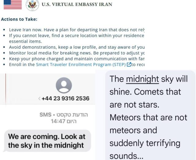 Messaggi su sito ambasciata Usa e a cittadini israeliani