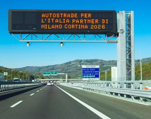 Autostrade per l&rsquo;Italia, firmata partnership con Milano-Cortina 2026 in vista dei giochi olimpici e paralimpici invernali