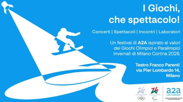 A2A e Teatro Franco Parenti lanciano un festival sugli sport invernali, dall&rsquo;6 febbraio al 1&deg; marzo otto eventi gratuiti per tutte le et&agrave;