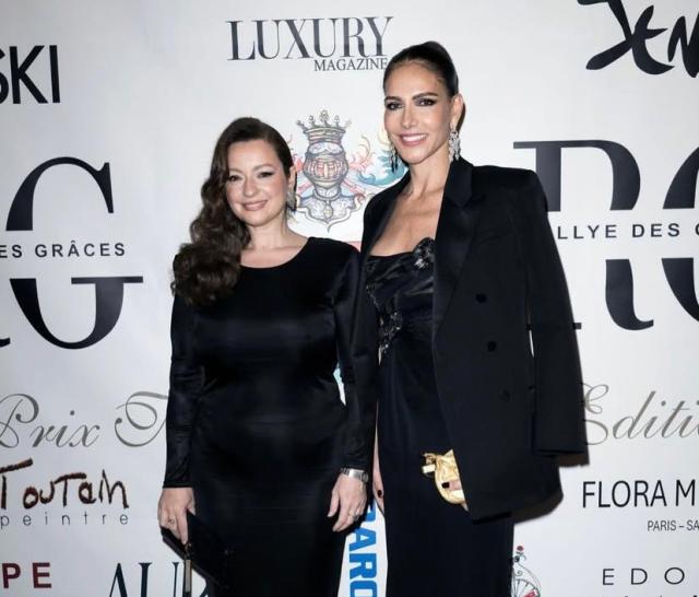 la Principessa Vittoria Romanovna e la socialite messicana Adriana Abascal