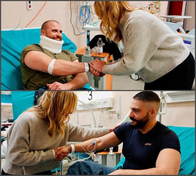 Askatasuna, Meloni visita agente ferito: "Non &egrave; protesta ma tentato omicidio da criminali organizzati", Crosetto: "Combatterli come le BR"