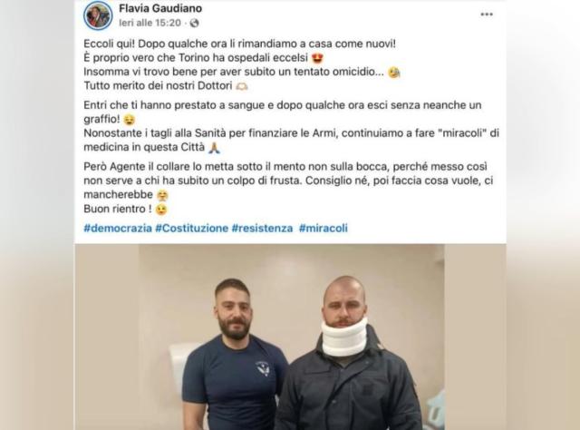 Rivalta, consigliera di sinistra Flavia Gaudiano "ironizza" su poliziotti feriti a Torino: "A casa senza graffi", Lega: "Si dimetta"