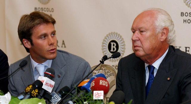 Emanuele Filiberto con il padre Vittorio Emanuele di Savoia 