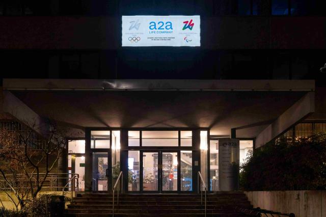 A2A celebra i Giochi Olimpici e Paralimpici Invernali Milano Cortina 2026 con proiezioni sulle sedi di Milano e Brescia