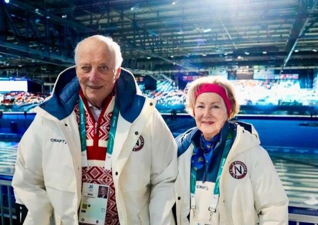 Re Harald V e la Regina Sonja di Norvegia 