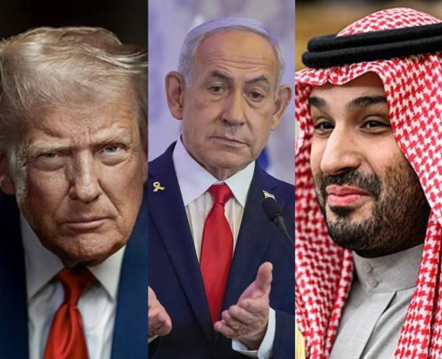 Trump, Netanyahu, Bin Salman