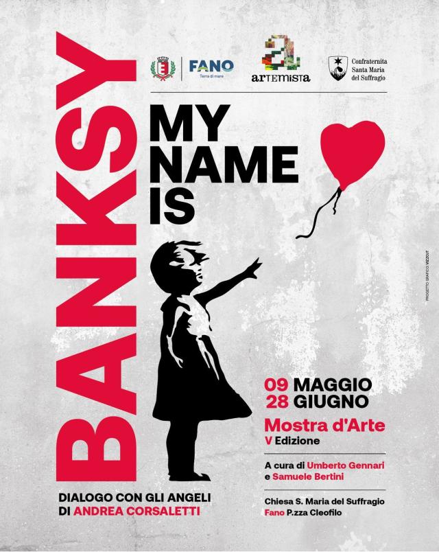 "MY NAME IS...": mentre il mondo scopre il vero nome di Banksy, a Fano l'arte d&agrave; un'identit&agrave; a chi subisce ingiustizie