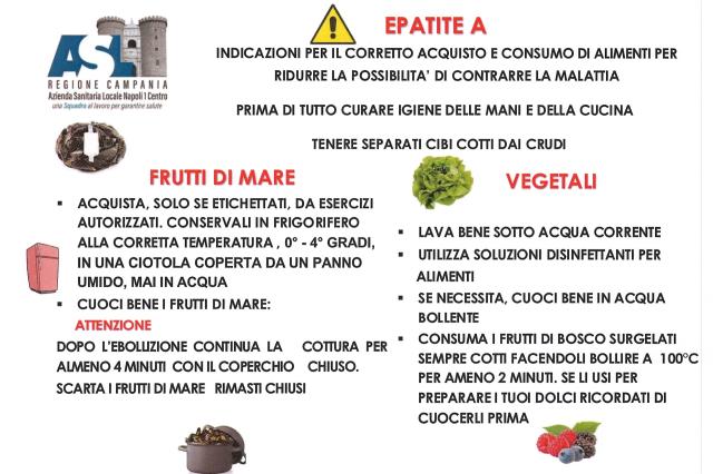 Napoli, aumento anomalo casi di Epatite A, sindaco Manfredi firma ordinanza urgente che vieta consumo frutti di mare crudi