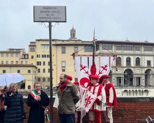 Firenze intitola una piazza a Guccio Gucci fondatore della celebre casa di moda