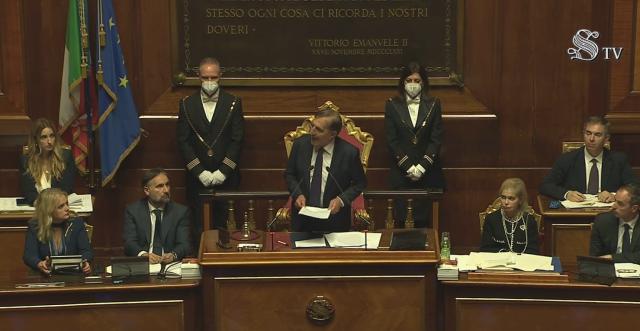 Senato, La Russa nel suo primo discorso cita il 'partigiano' Pertini: "Combattere anche quando non c'&egrave; speranza"