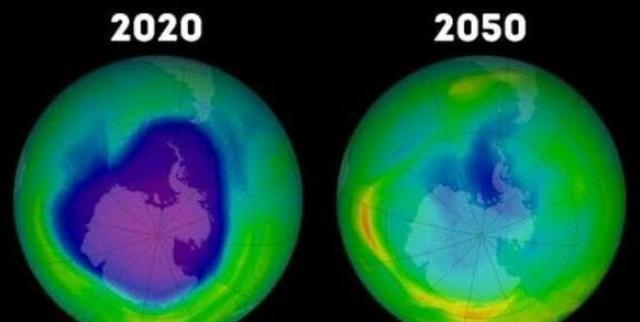 Il buco dell'ozono si sta chiudendo: per l'ONU nel 2040 si torner&agrave; ai livelli nel 1980