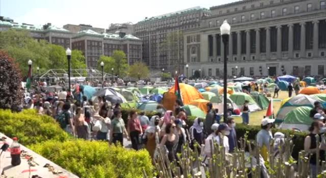 Non si placano le proteste alla Columbia University a difesa del popolo palestinese