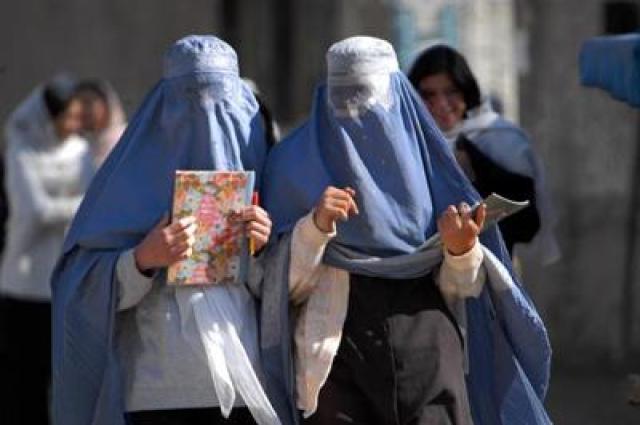 Donne in burqa
