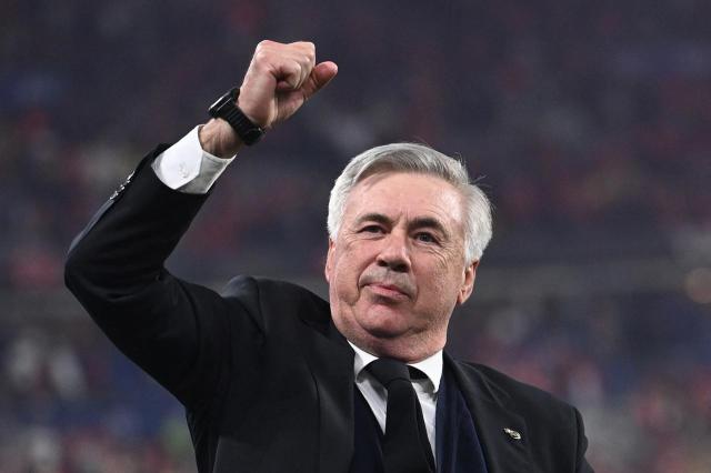 Il tecnico del Real Madrid Carlo Ancelotti