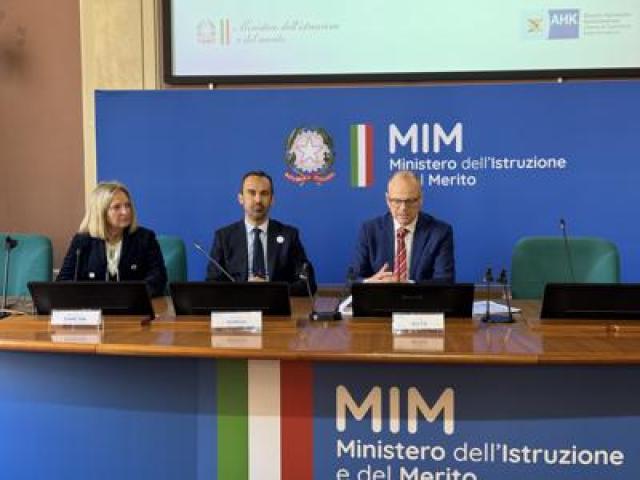 Formazione, al Mim presentato modello Ahk Italien con Lidl Italia: oltre 550 apprendisti assunti in 4 anni