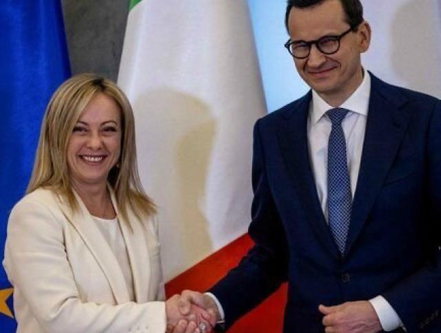 Morawiecki e Meloni