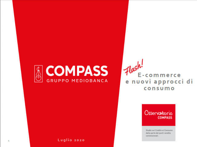 Mediobanca, Osservatorio Compass: con lockdown boom dell'e-commerce, 2,5mln di nuovi utenti