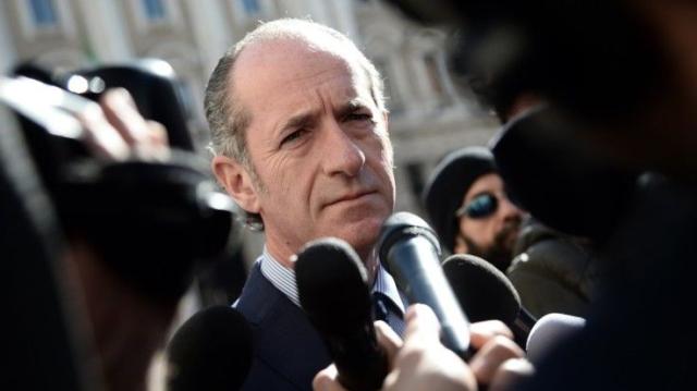 Il governatore del Veneto Luca Zaia