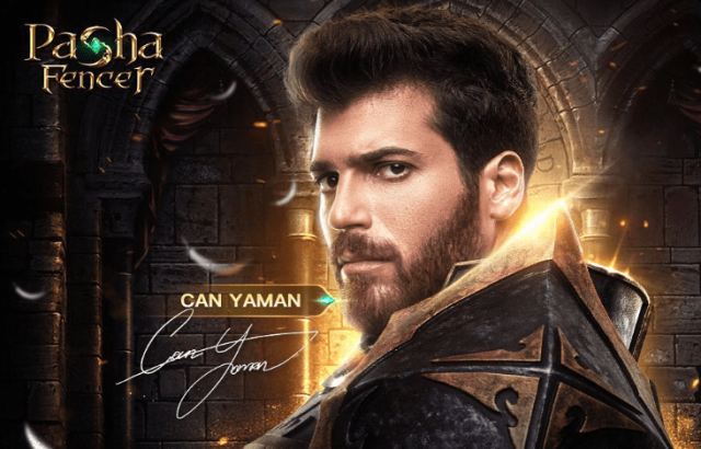 Can Yaman diventa personaggio del videogioco Pasha Fencer: CLAMOROSO. E' dappertutto!