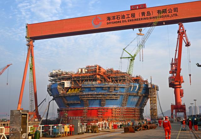 Cina: Qingdao, Haiyang Shiyou 122 entra in fase finale assemblaggio (2)