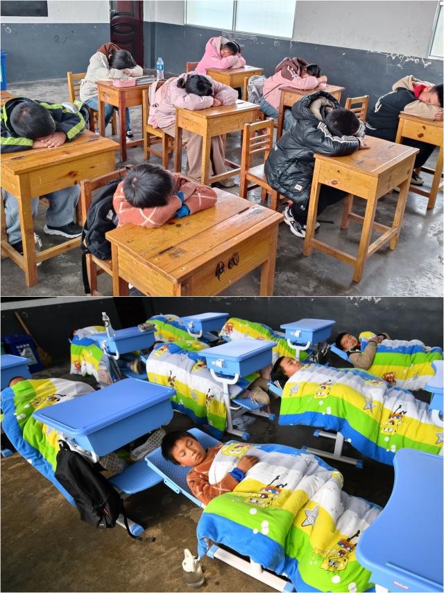 Cina: Hunan, sedie pieghevoli migliorano riposo di studenti (2)